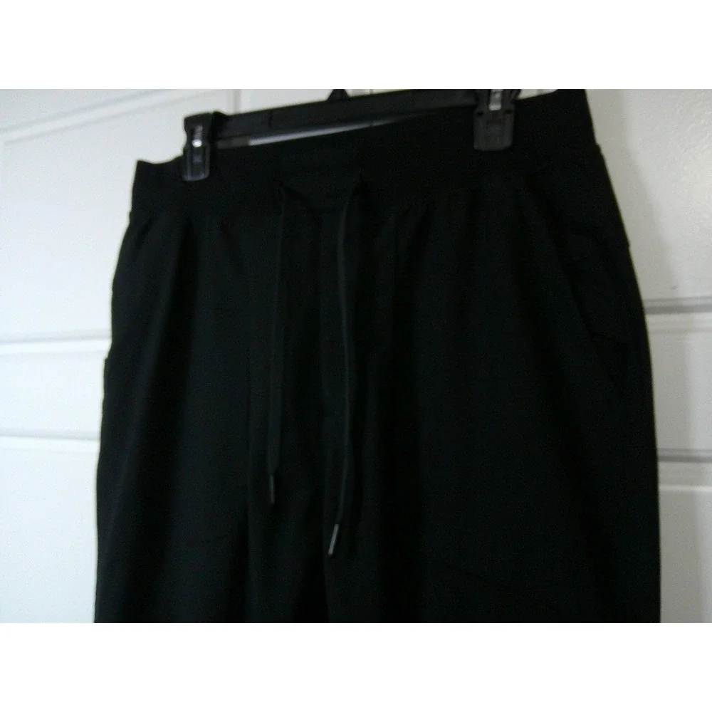 Lululemon ABC Jogger Warpstreme Mens Large Black Tapered Active Pants LM5AOLS